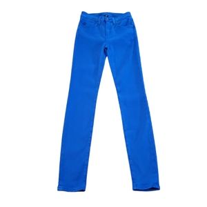 Agave Denim Classic Skinny Slim Straight Leg Jeans Size 25 Blue New